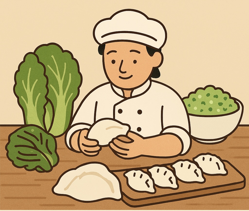 廣豐手工水餃師傅